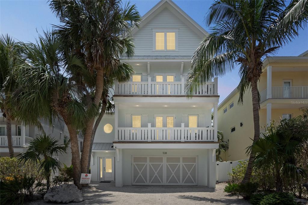 538 Canal Road Sarasota, FL 34242 - Photo 31 of 49 front view of house with a palm plants