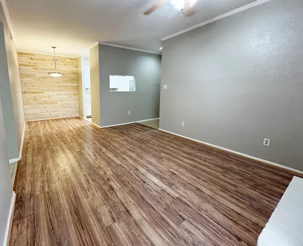 wooden floor in an empty room