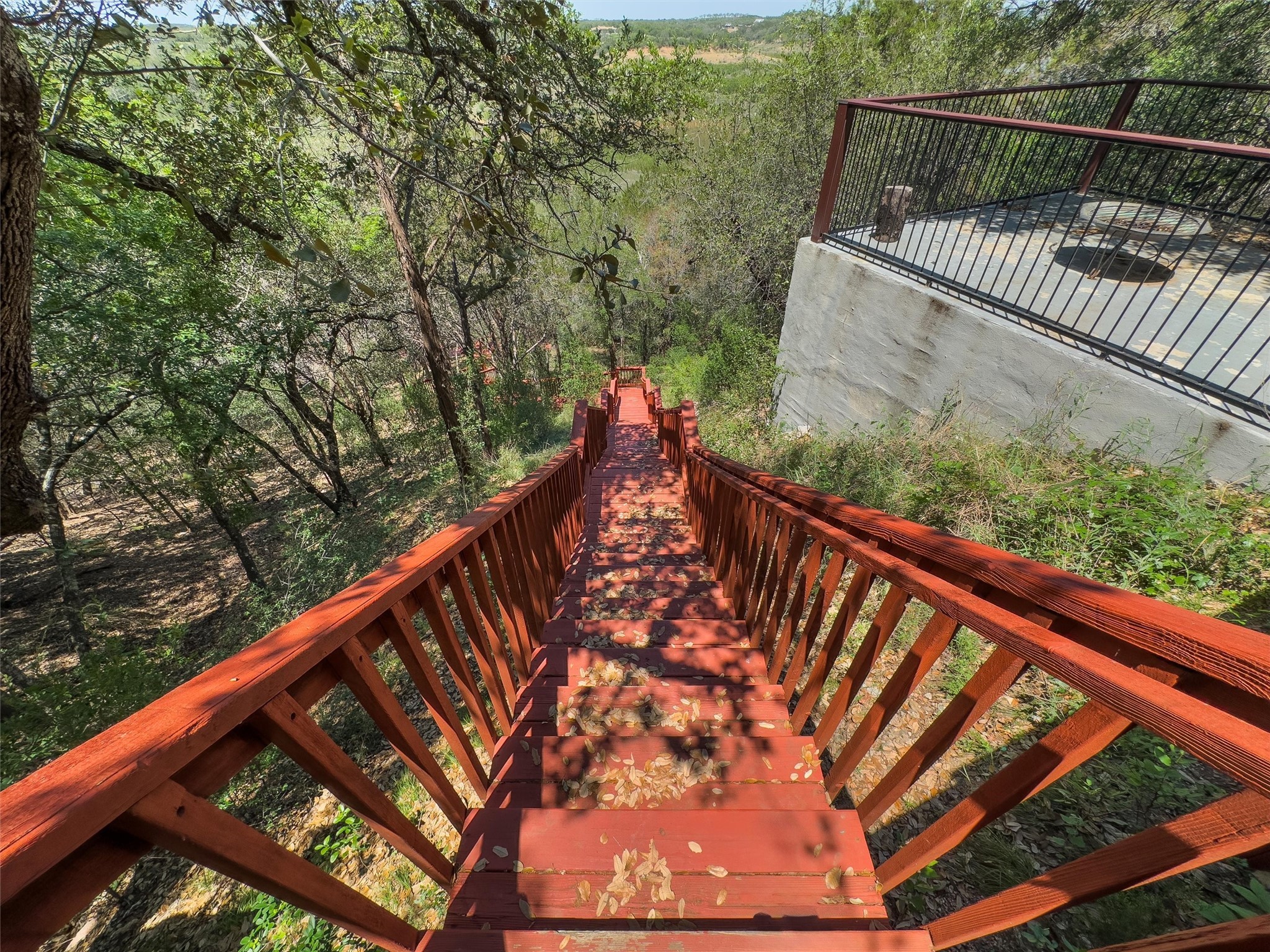 1017 Coventry Road Spicewood, TX 78669 - Photo 39 of 43 a view of a wooden bridge