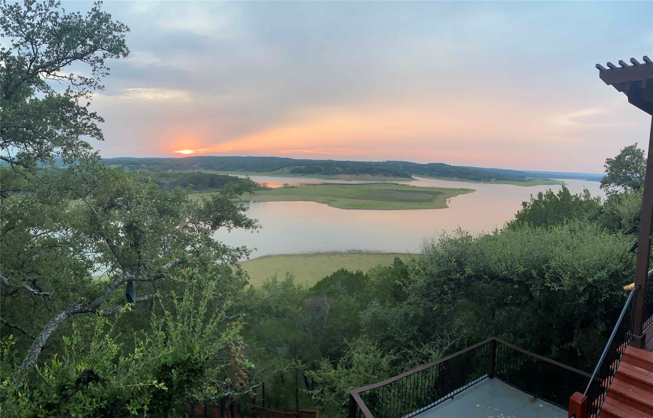 1017 Coventry Road Spicewood, TX 78669 - Photo 4 of 43 a view of lake from balcony