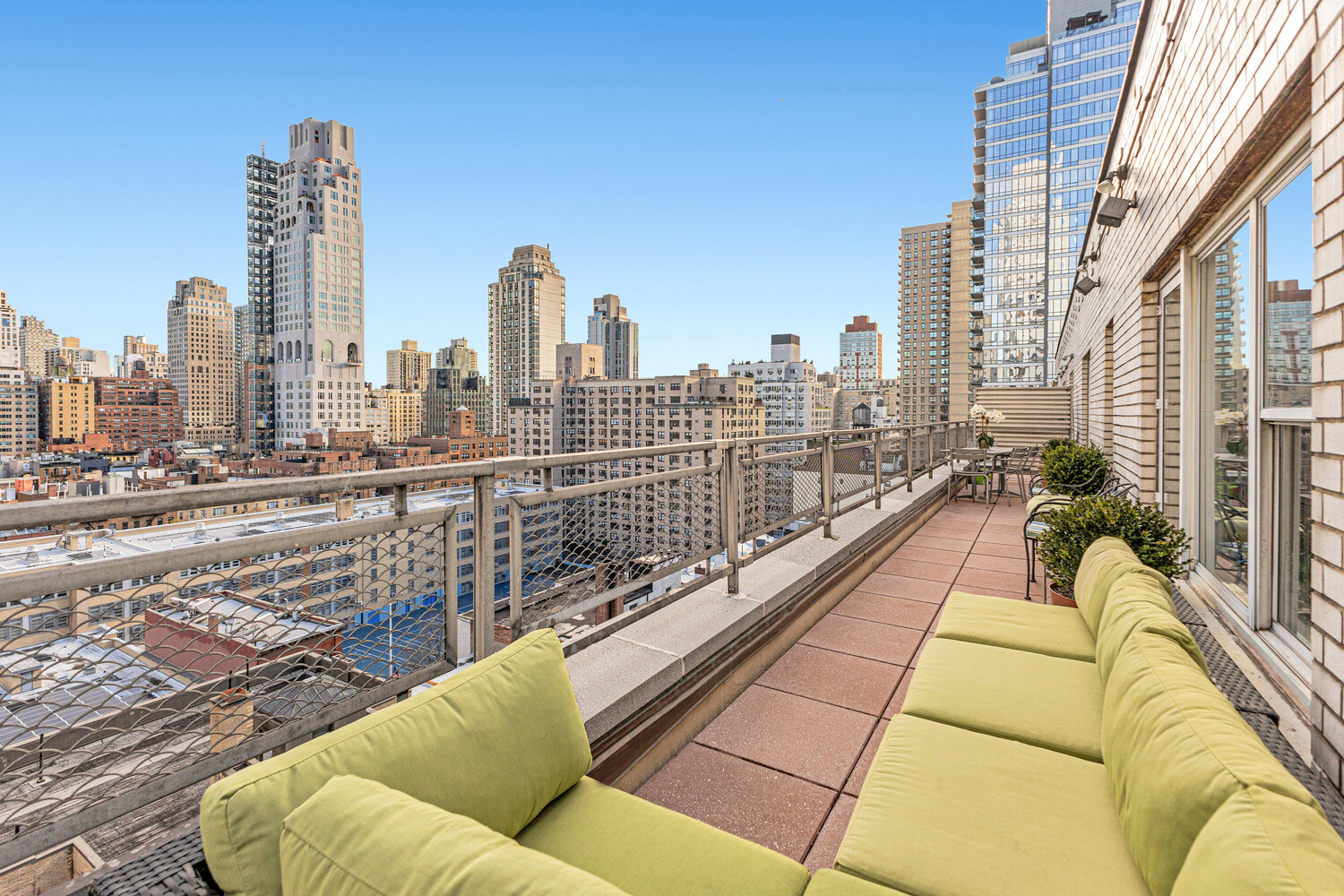 207 East 74th Street, Unit PHG Manhattan, NY 10021 - Photo 3 of 12 a view of balcony with furniture