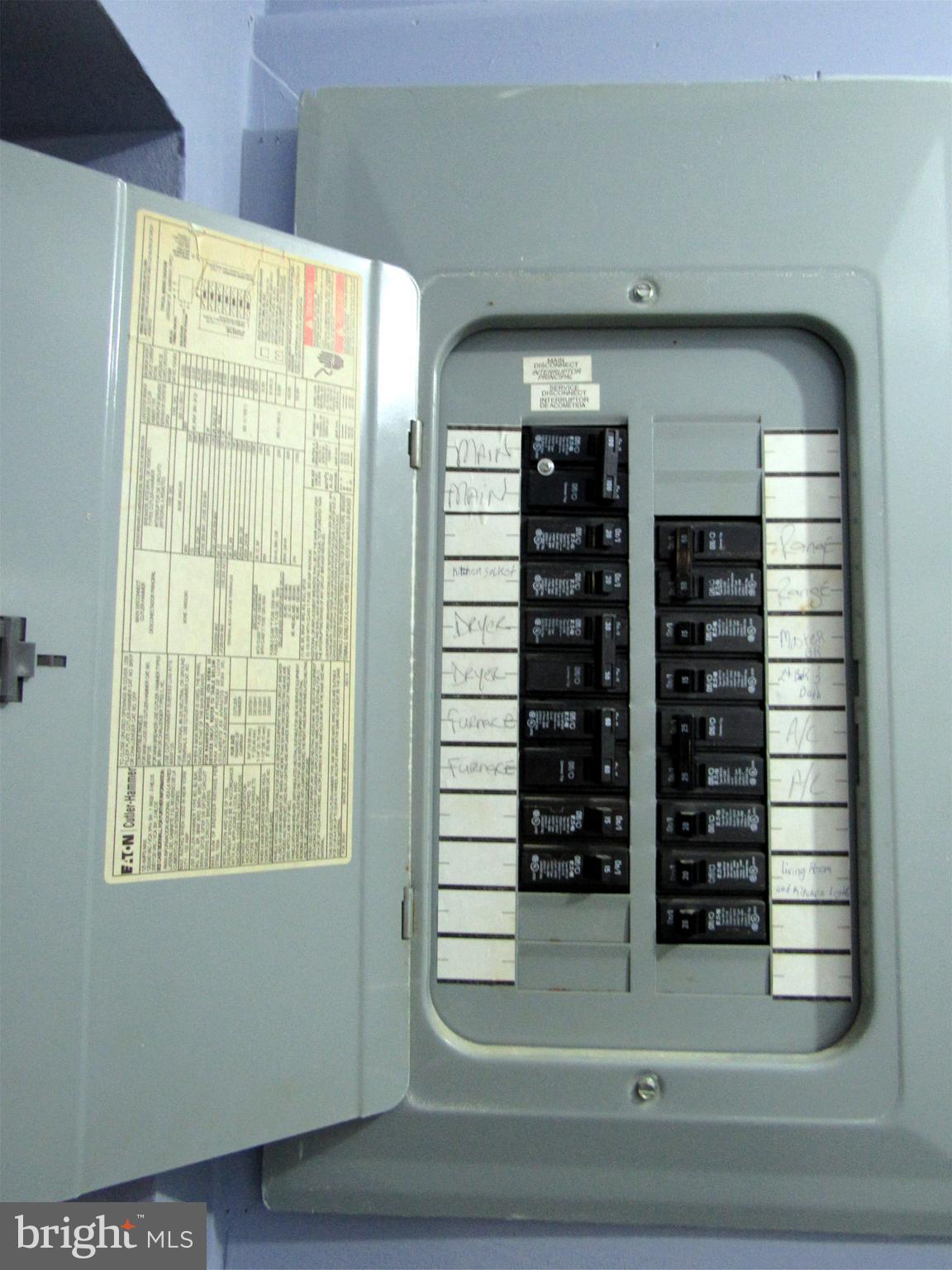 3924 Rolling Rd., Unit B6 Baltimore, MD 21208 - Photo 22 of 23 Upgraded Circuit Breaker Panel