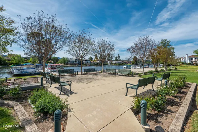 a view of a swimming pool and outdoor space