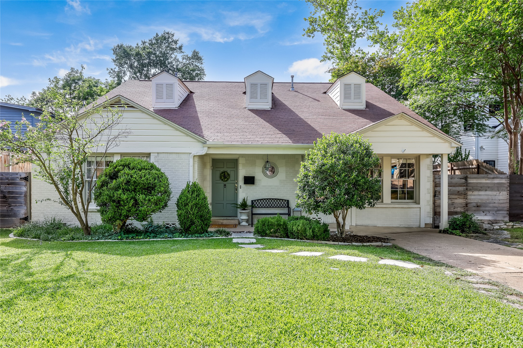 3202 Beverly Road Austin, TX 78703 - Photo 1 of 1 Cape cod home with brick siding and a shingled roof