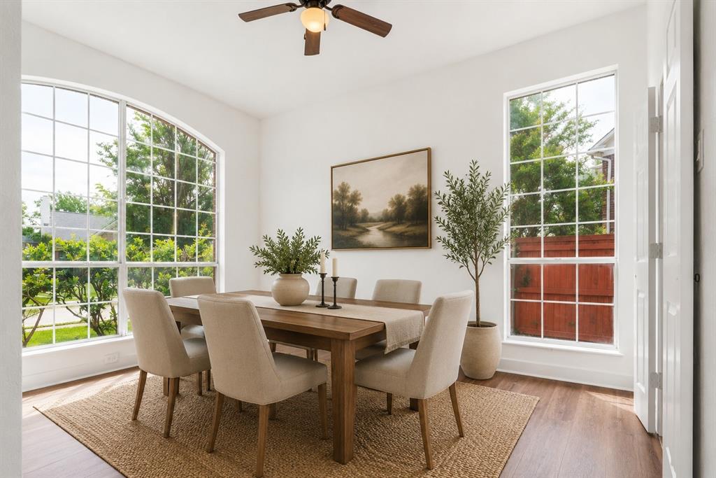 559 Raintree Circle Coppell, TX 75019 - Photo 20 of 40 Digitally created and Staged Dining Room.