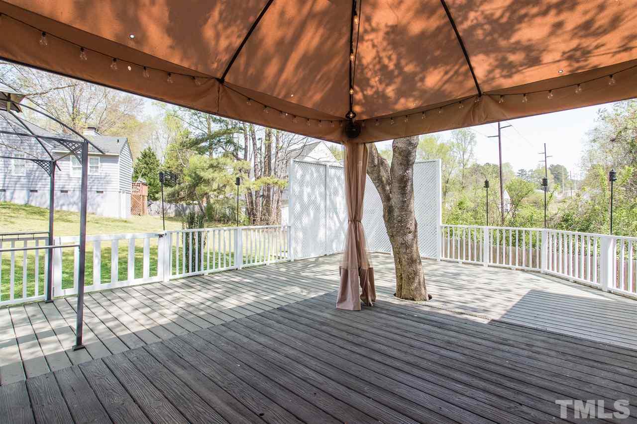 2100 Havering Place Raleigh, NC 27604 - Photo 26 of 27 a view of outdoor space with wooden floor and fence