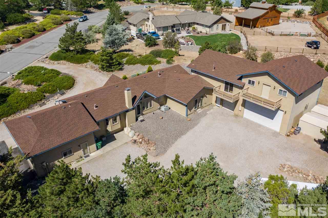 855 Lampe Road Reno, NV 89511 - Photo 27 of 30 an aerial view of residential houses with outdoor space and street view