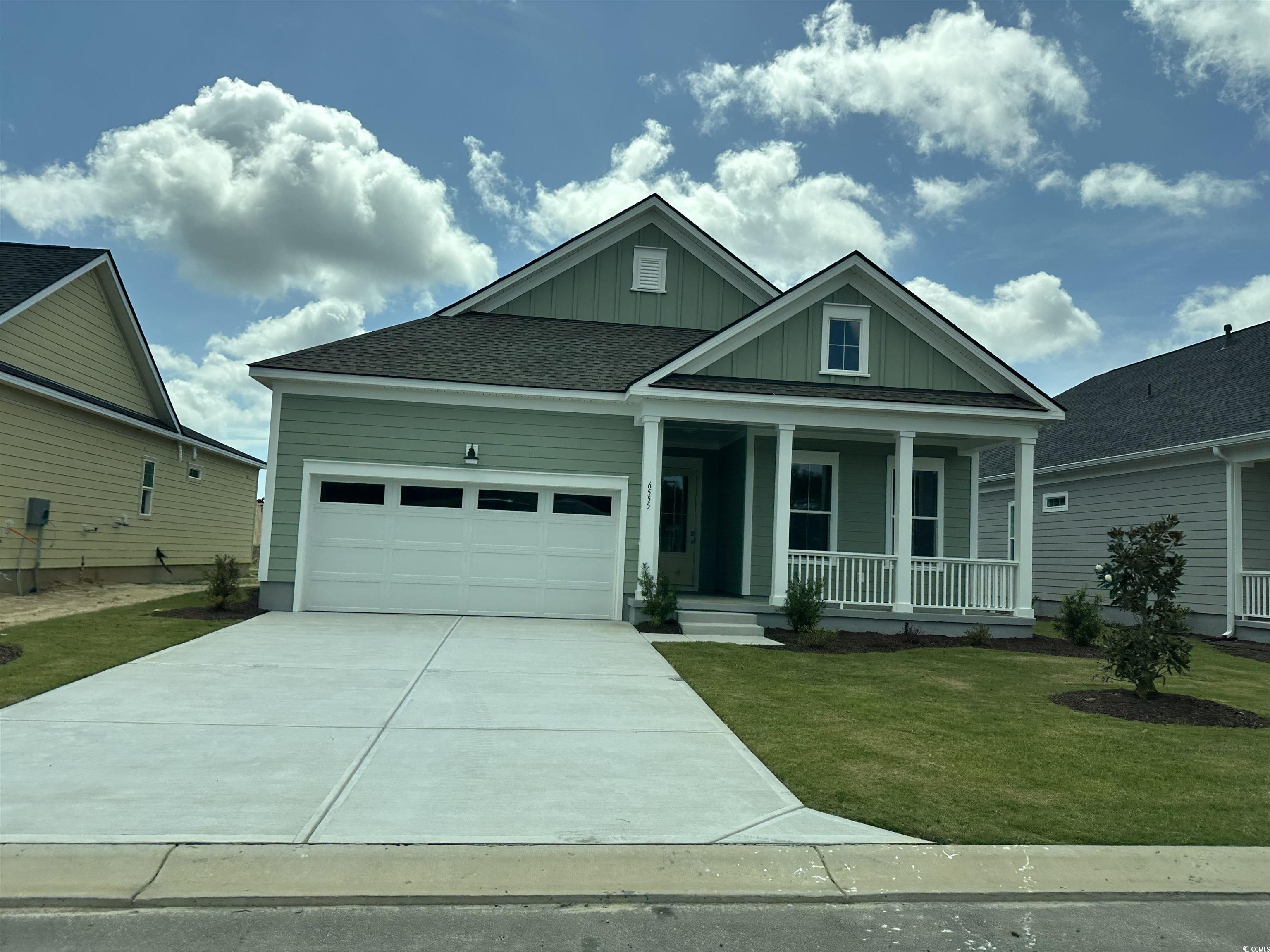 6555 Berg Street Murrells Inlet, SC 29576 - Photo 1 of 1 View of front of property featuring an attached ga
