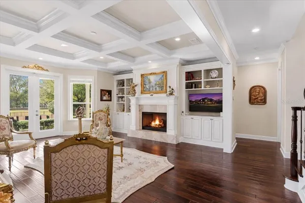 a spacious bathroom with a bathtub and a shower