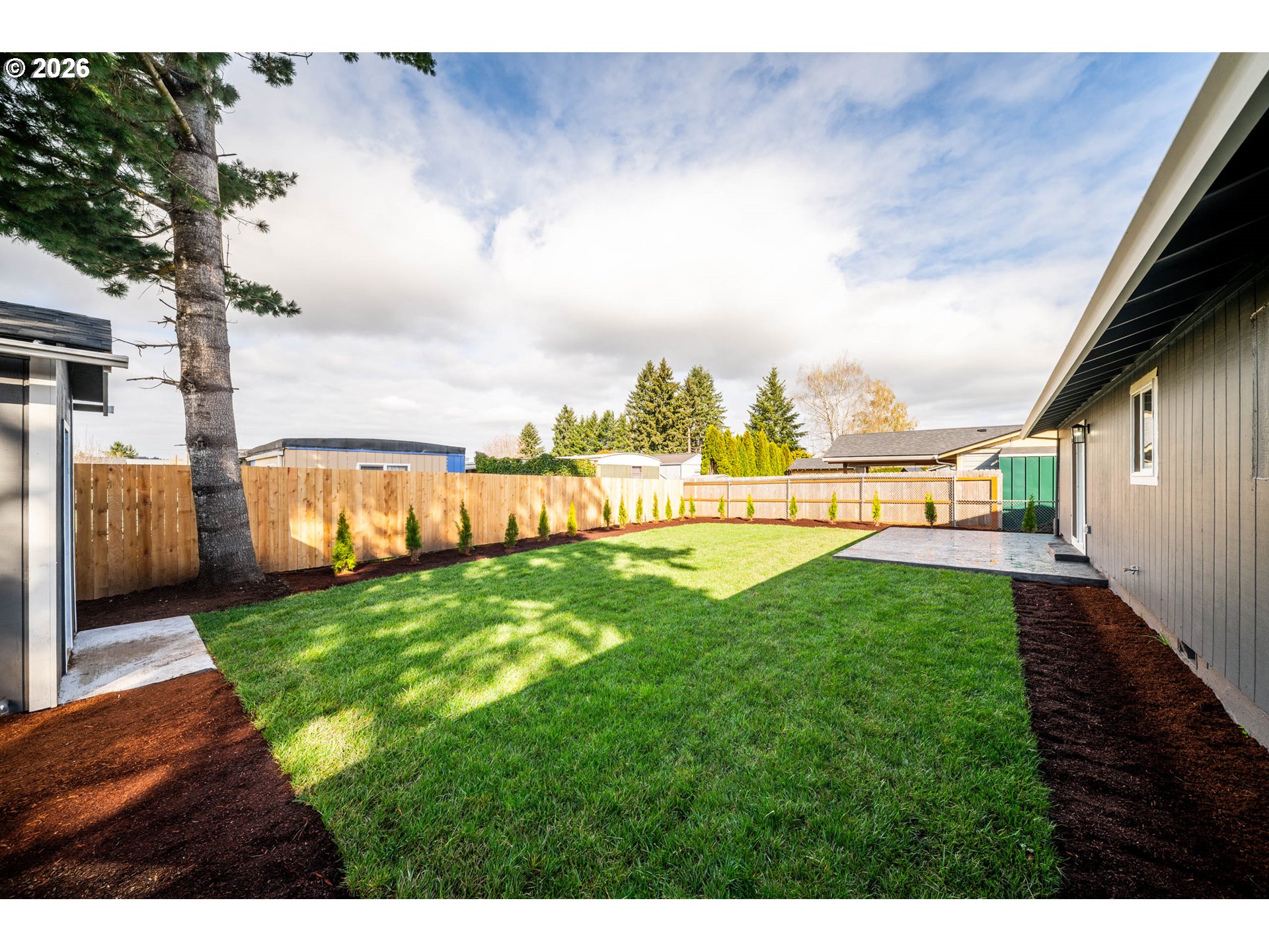 879 North Broadway Street Estacada, OR 97023 - Photo 25 of 37 a view of yard with swimming pool and green space