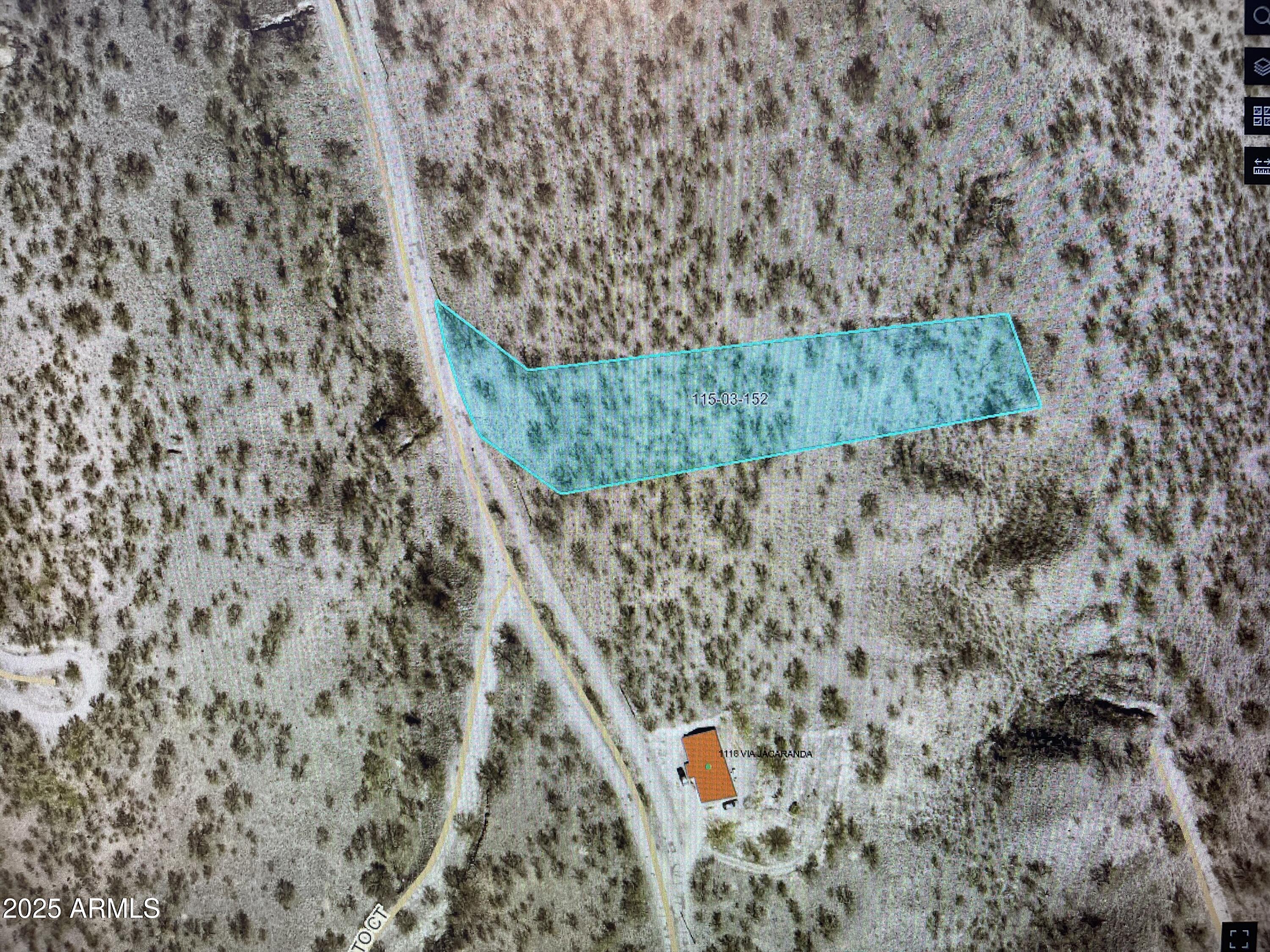 a view of a dry yard