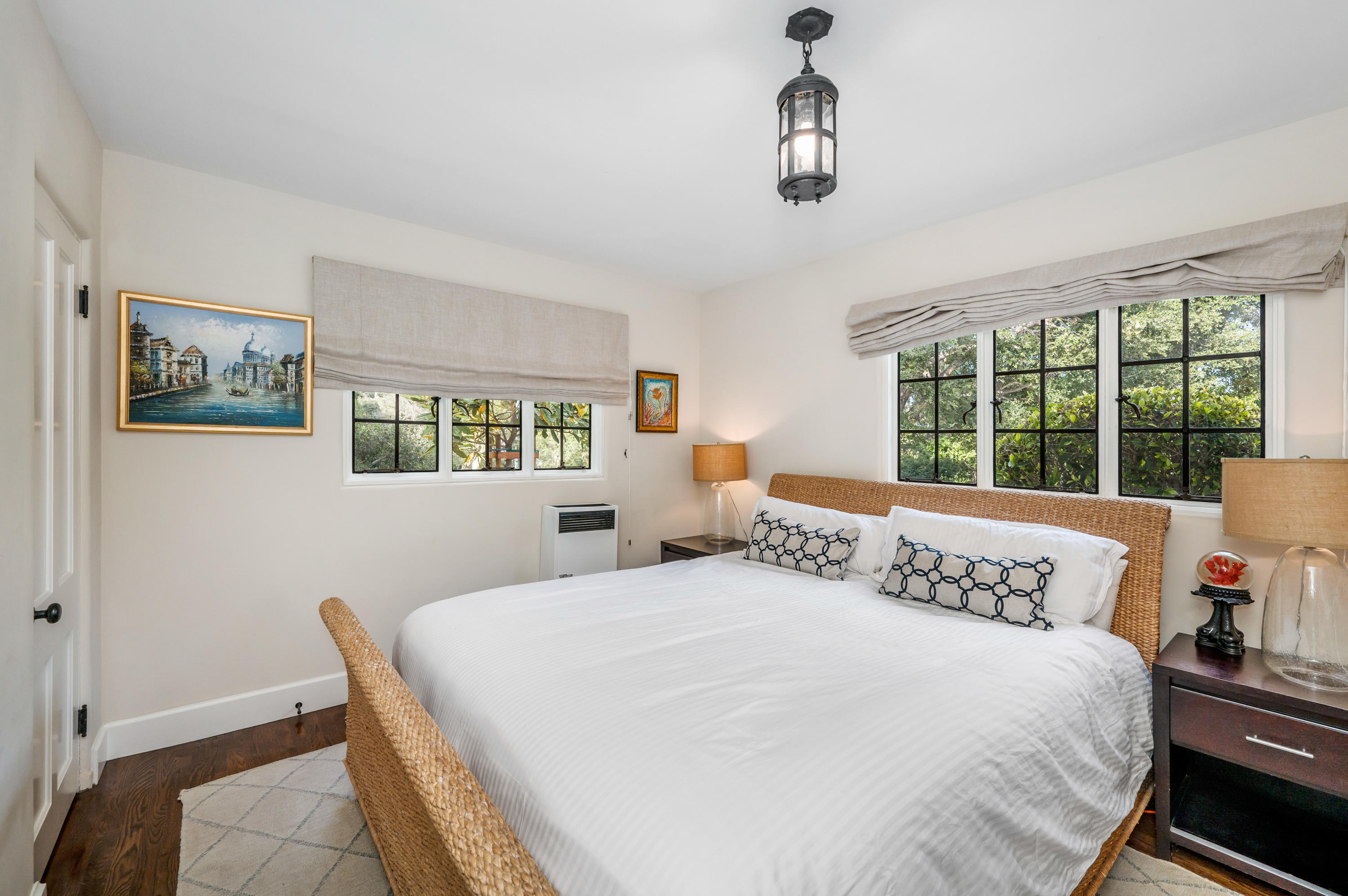 1321 School House Road Montecito, CA 93108 - Photo 16 of 34 a bedroom with a large bed and a window