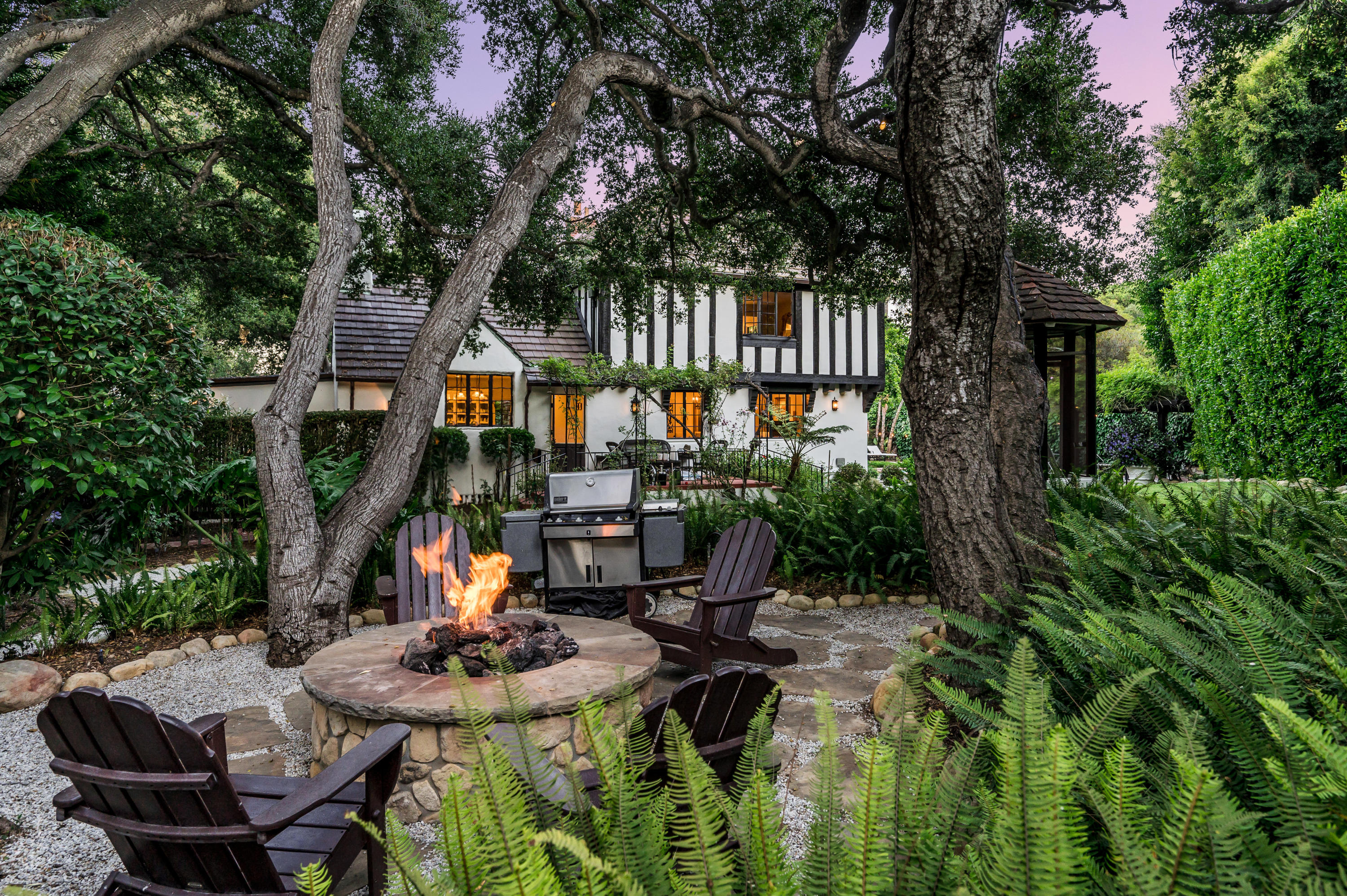 1321 School House Road Montecito, CA 93108 - Photo 27 of 34 a view of a house with backyard and sitting area
