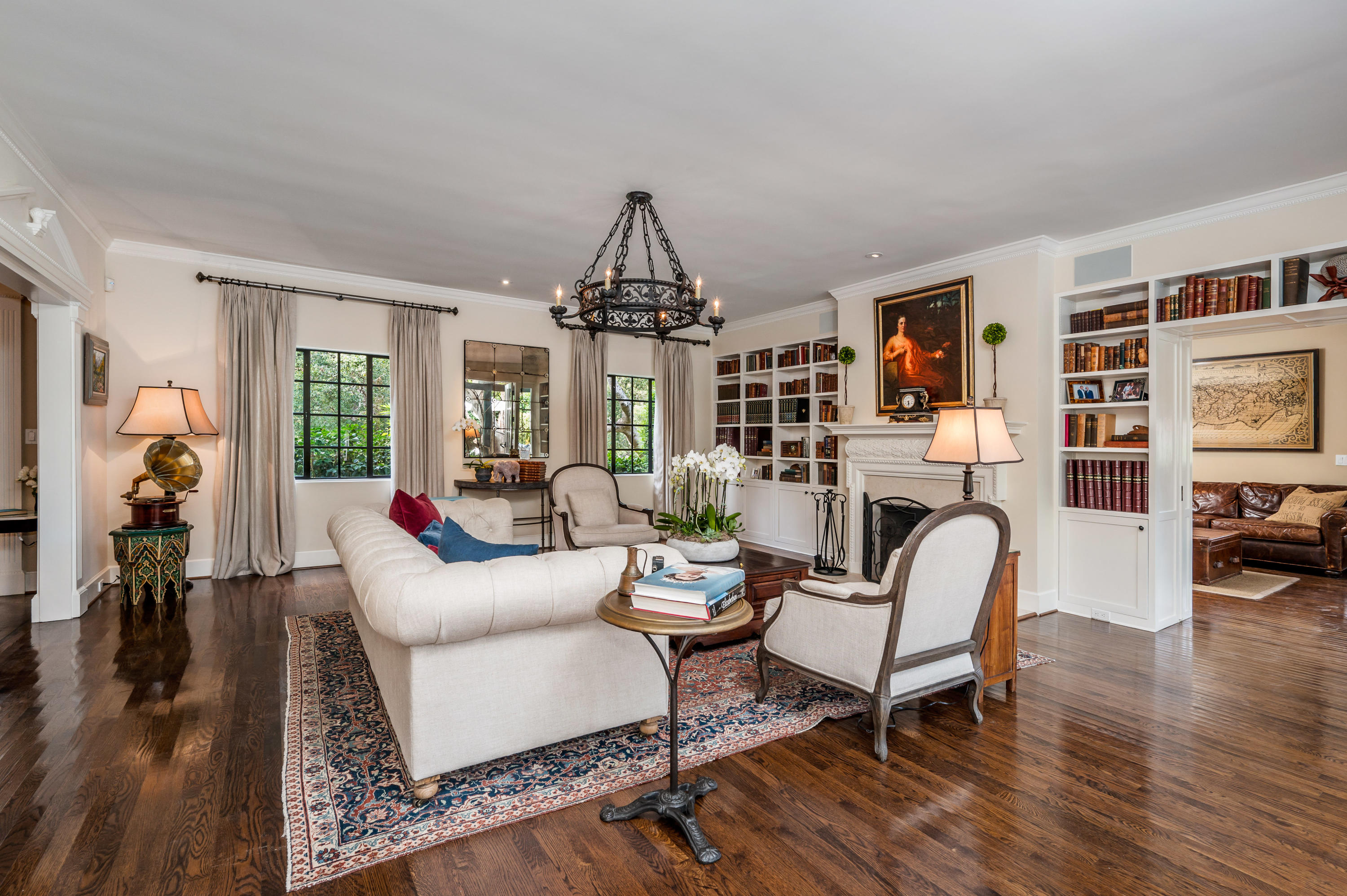 1321 School House Road Montecito, CA 93108 - Photo 3 of 34 a living room with furniture a rug and a window