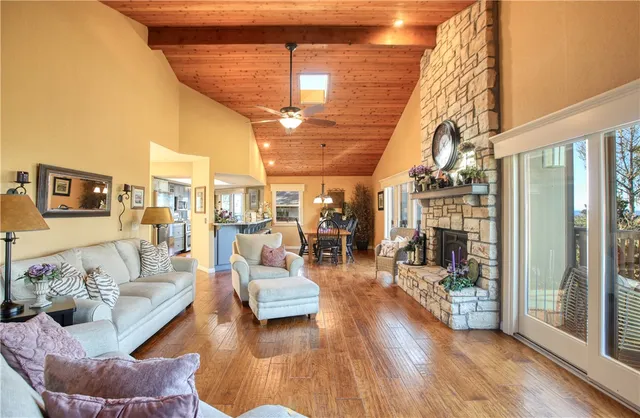 a bedroom with a bed and a view of walk in closet