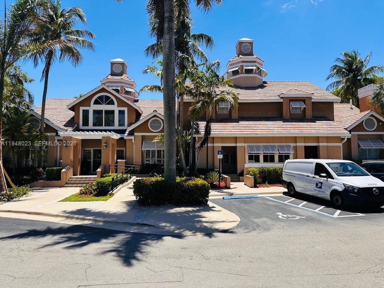 a car parked in front of a building