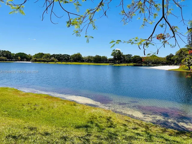 a view of an outdoor space with seating
