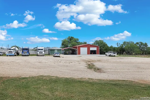 a view of road with building