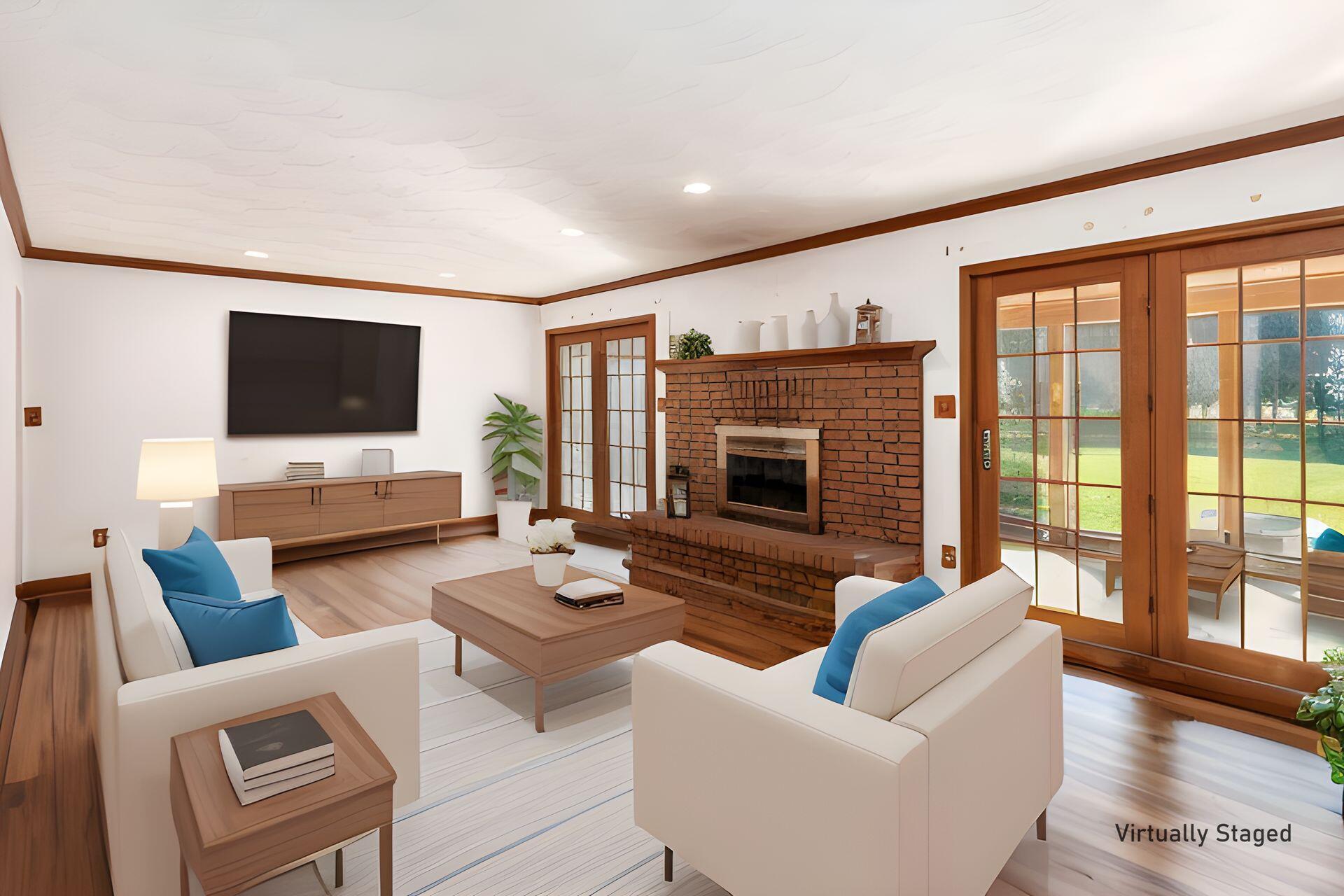 VIRTUALLY STAGED! BRING YOUR FLOORING SAMPLES