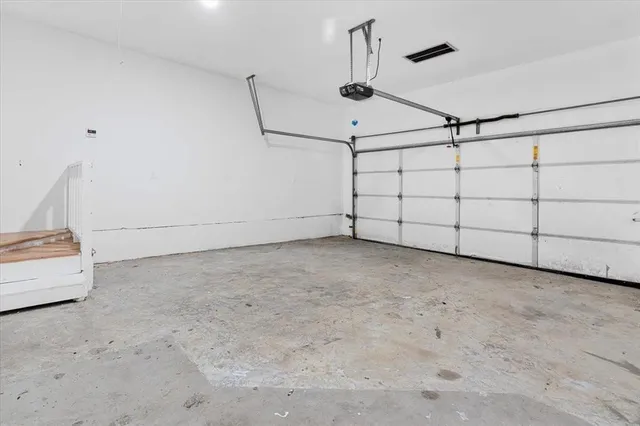 a view of wooden balcony with a pot