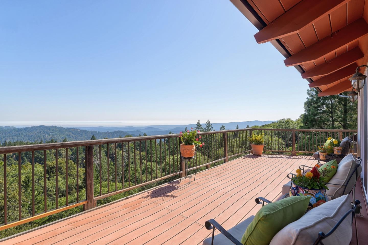 18503 Favre Ridge Road Los Gatos, CA 95033 - Photo 4 of 40 a view of a balcony with wooden floor
