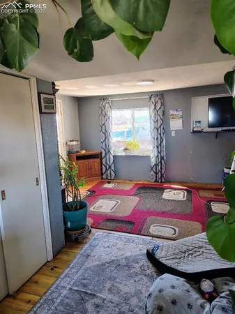 a room with storage and utility