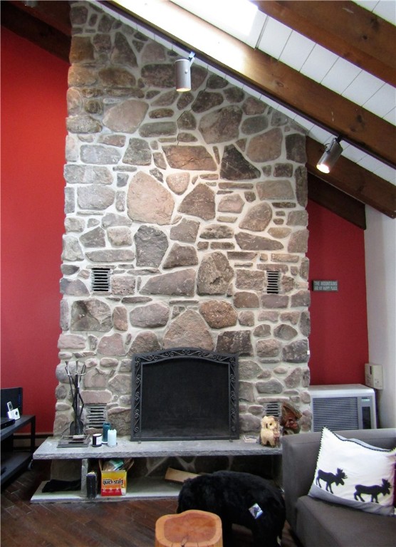 132 Pines Drive, Unit 67 Roxbury, NY 12421 - Photo 5 of 39 Beautiful stone fireplace