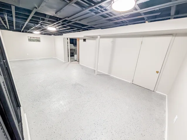 a view of storage and utility room