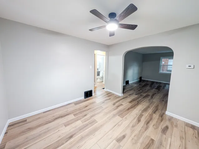 wooden floor in an empty room
