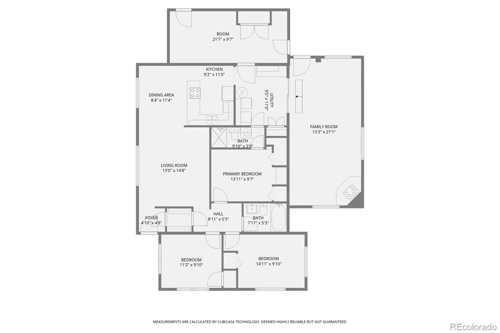 1521 Ruth Drive Thornton, CO 80229 - Photo 23 of 23 a picture of a floor plan