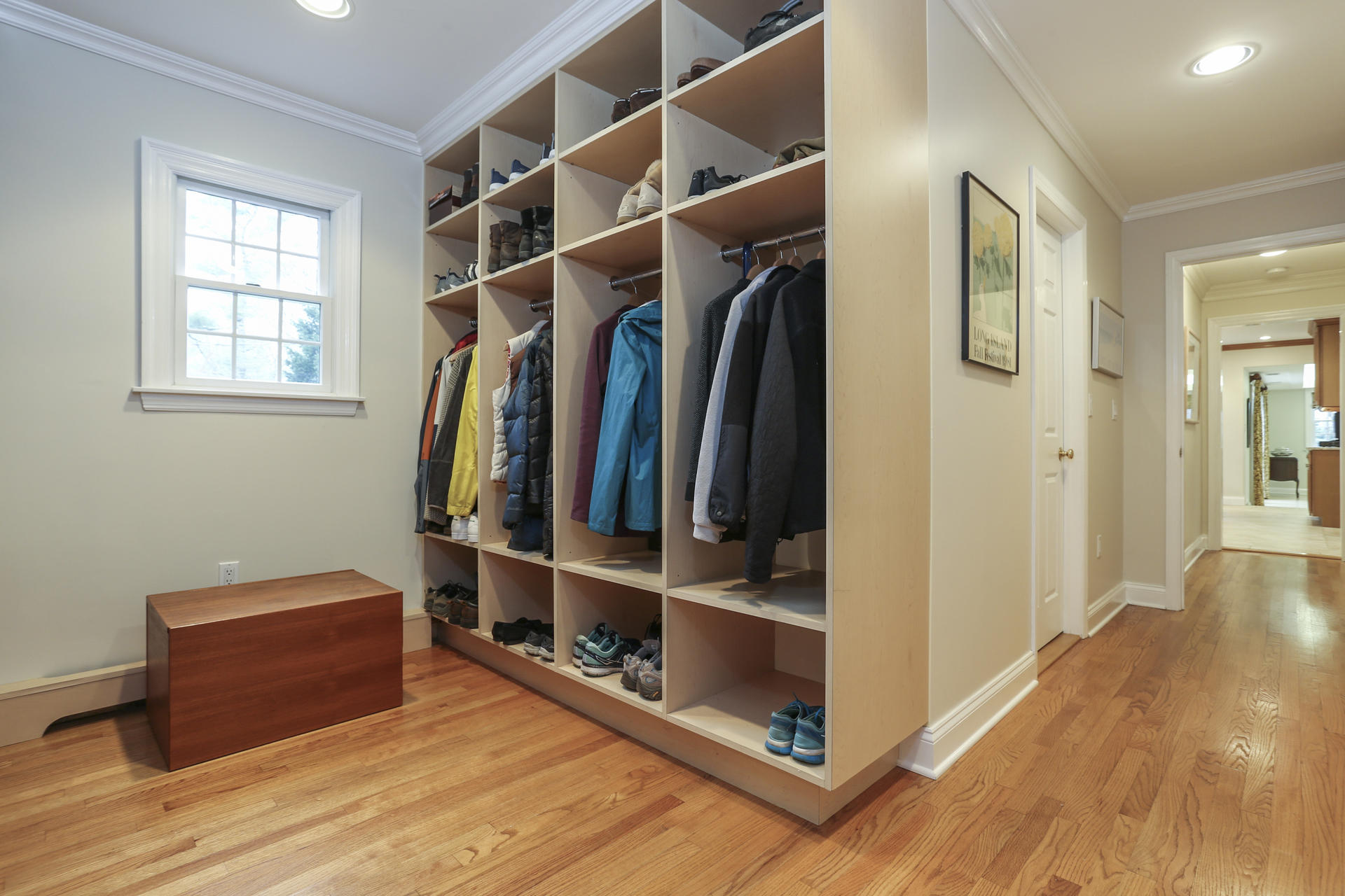 19 Middlesex Road Darien, CT 06820 - Photo 14 of 37 a view of walk in closet with clothes and shoes