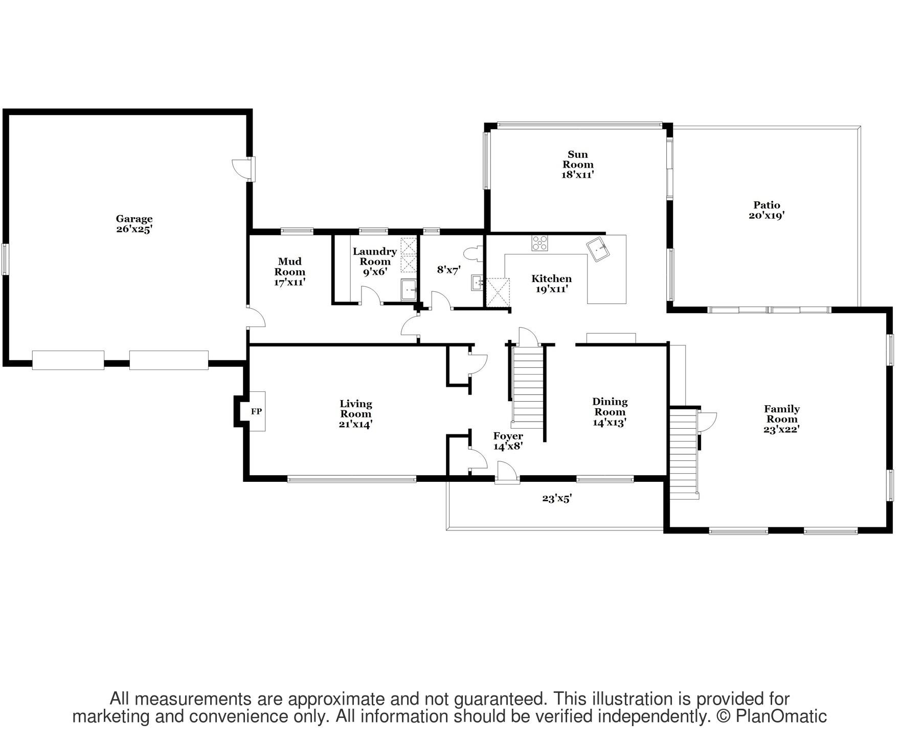 19 Middlesex Road Darien, CT 06820 - Photo 35 of 37 a picture of floor plan