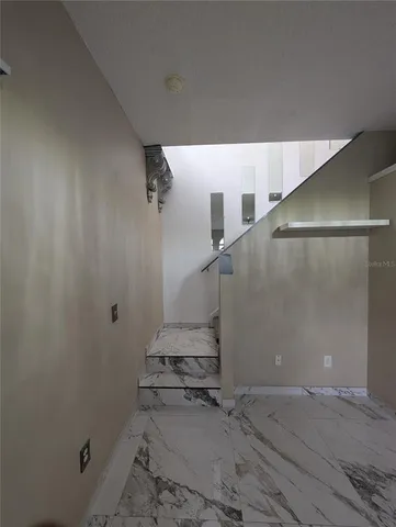 an empty room with a empty space