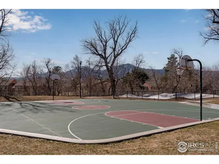 a view of a basketball court