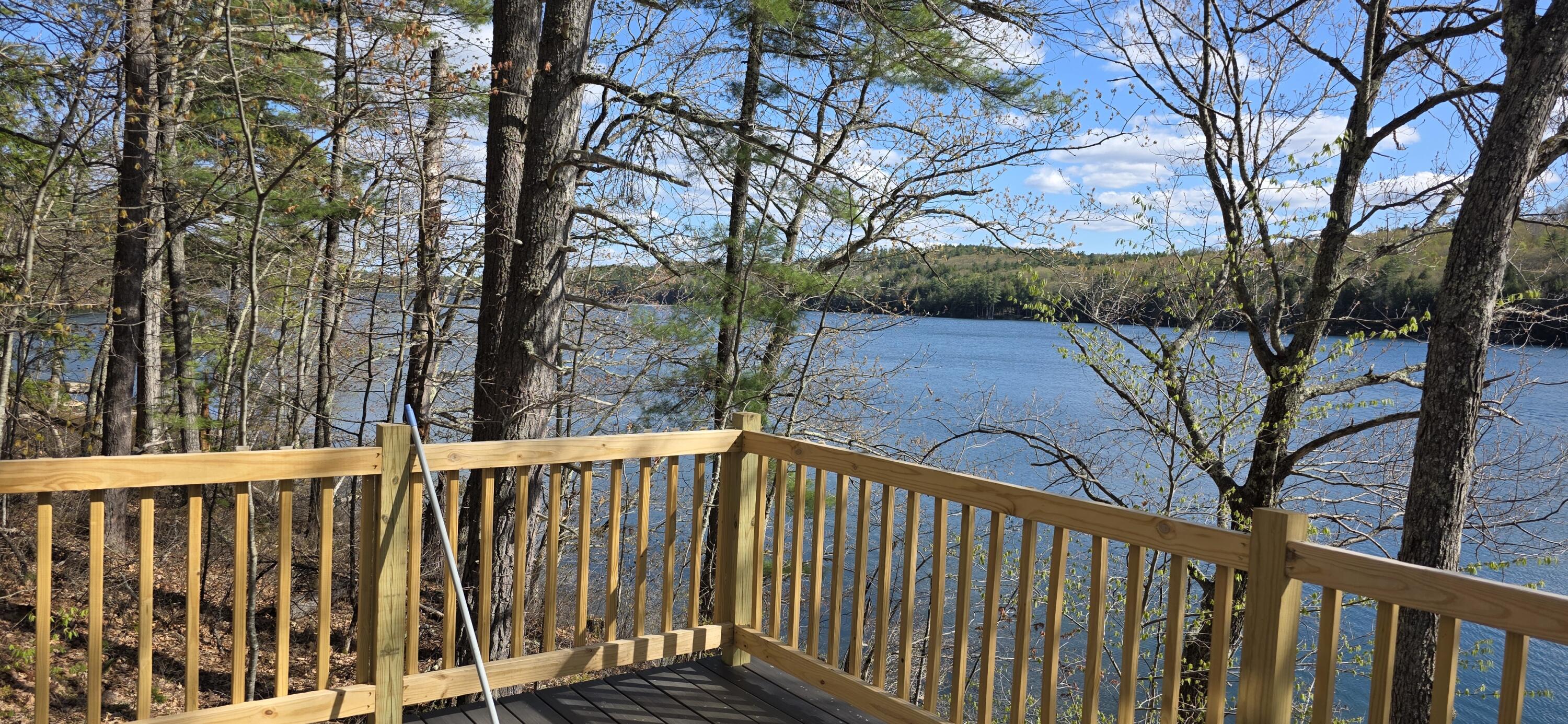 7 Clyde Lane Parsonsfield, ME 04047 - Photo 12 of 25 Deck View Water