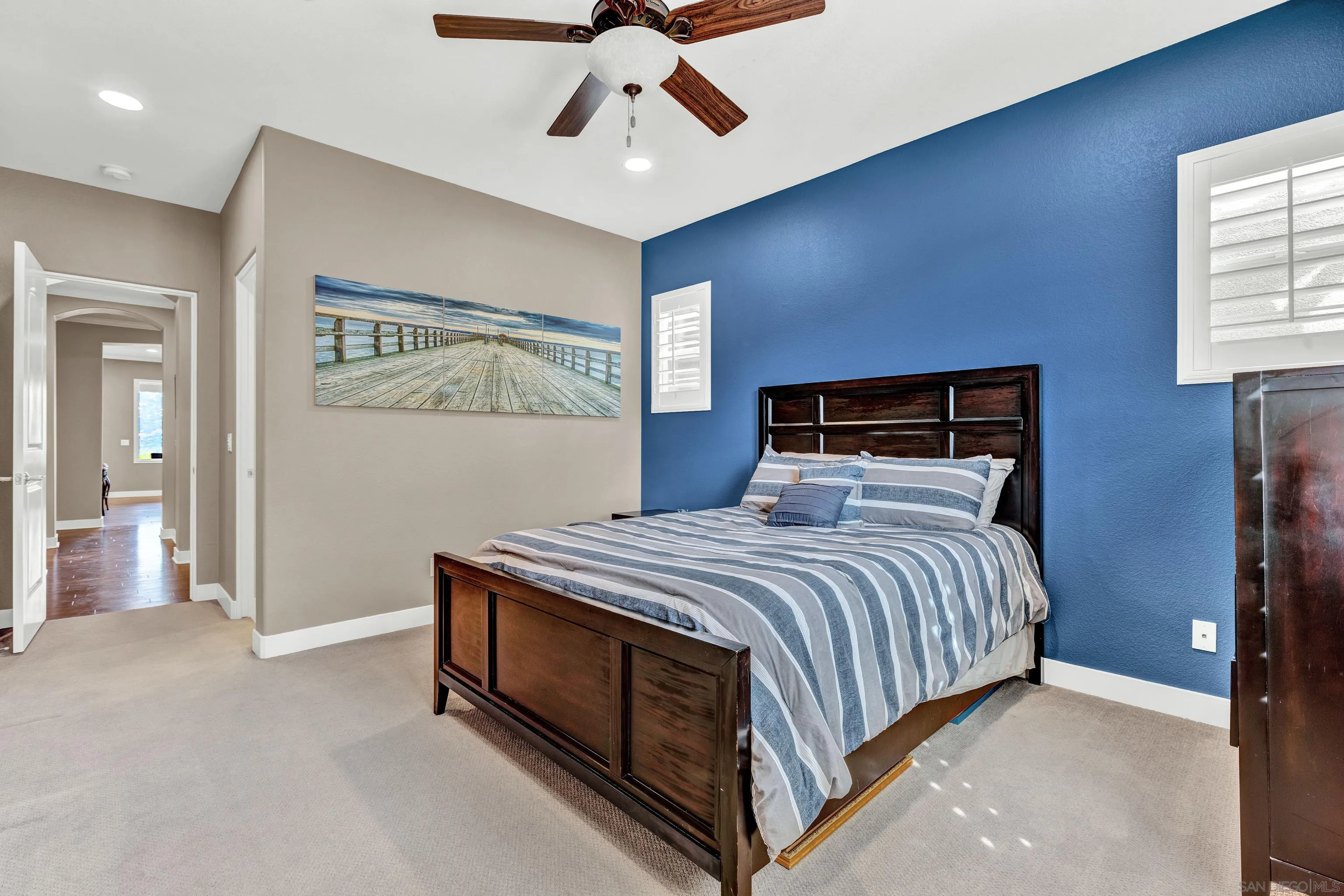 12884 Vineyard Crest Place Lakeside, CA 92040 - Photo 25 of 53 a bedroom with a bed and window