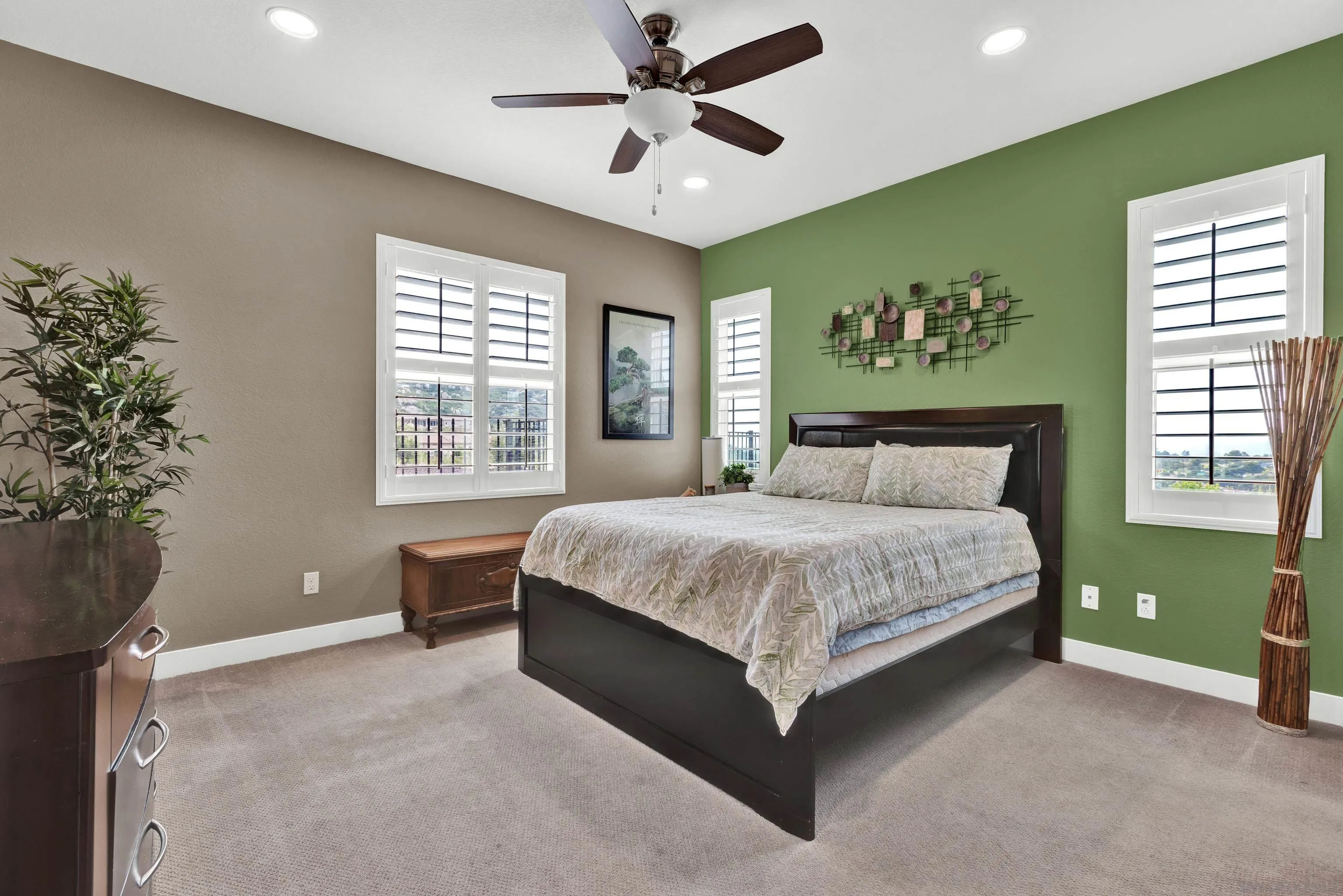 12884 Vineyard Crest Place Lakeside, CA 92040 - Photo 33 of 53 a bedroom with a bed and a window
