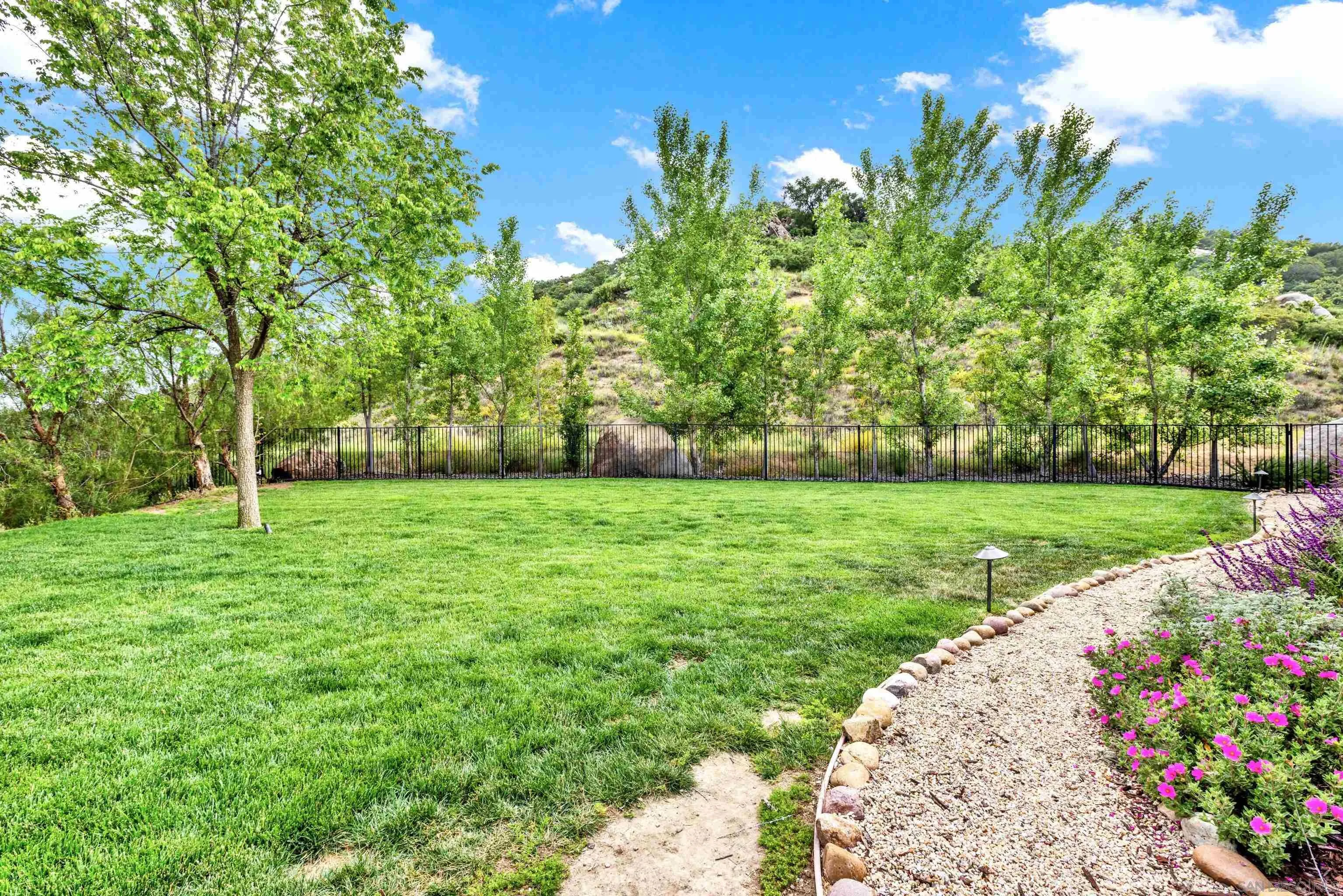 12884 Vineyard Crest Place Lakeside, CA 92040 - Photo 45 of 53 a view of a garden with a tree
