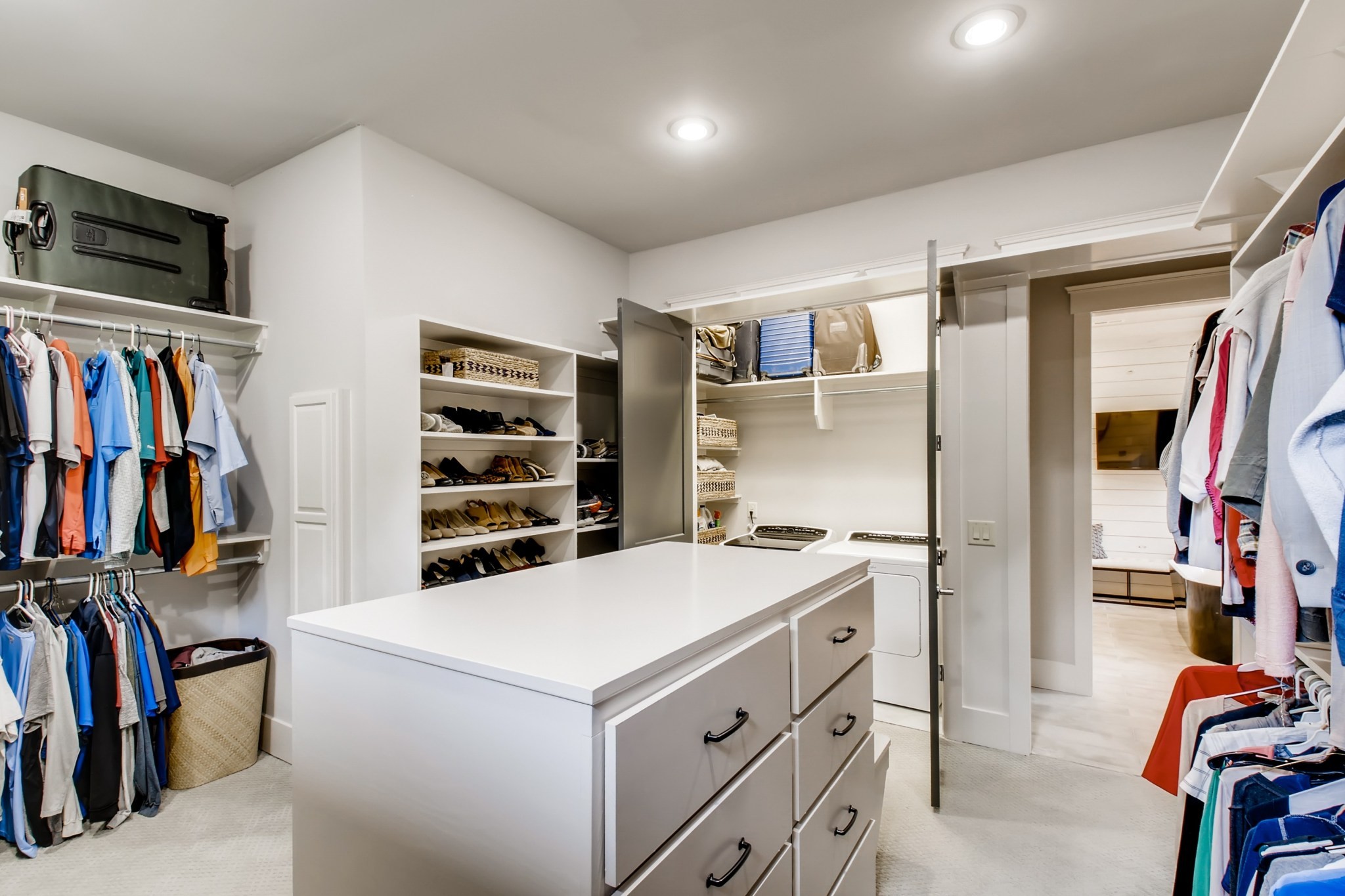 637 Legends Crest Drive Franklin, TN 37069 - Photo 27 of 50 a view of walk in closet with clothes and shoes
