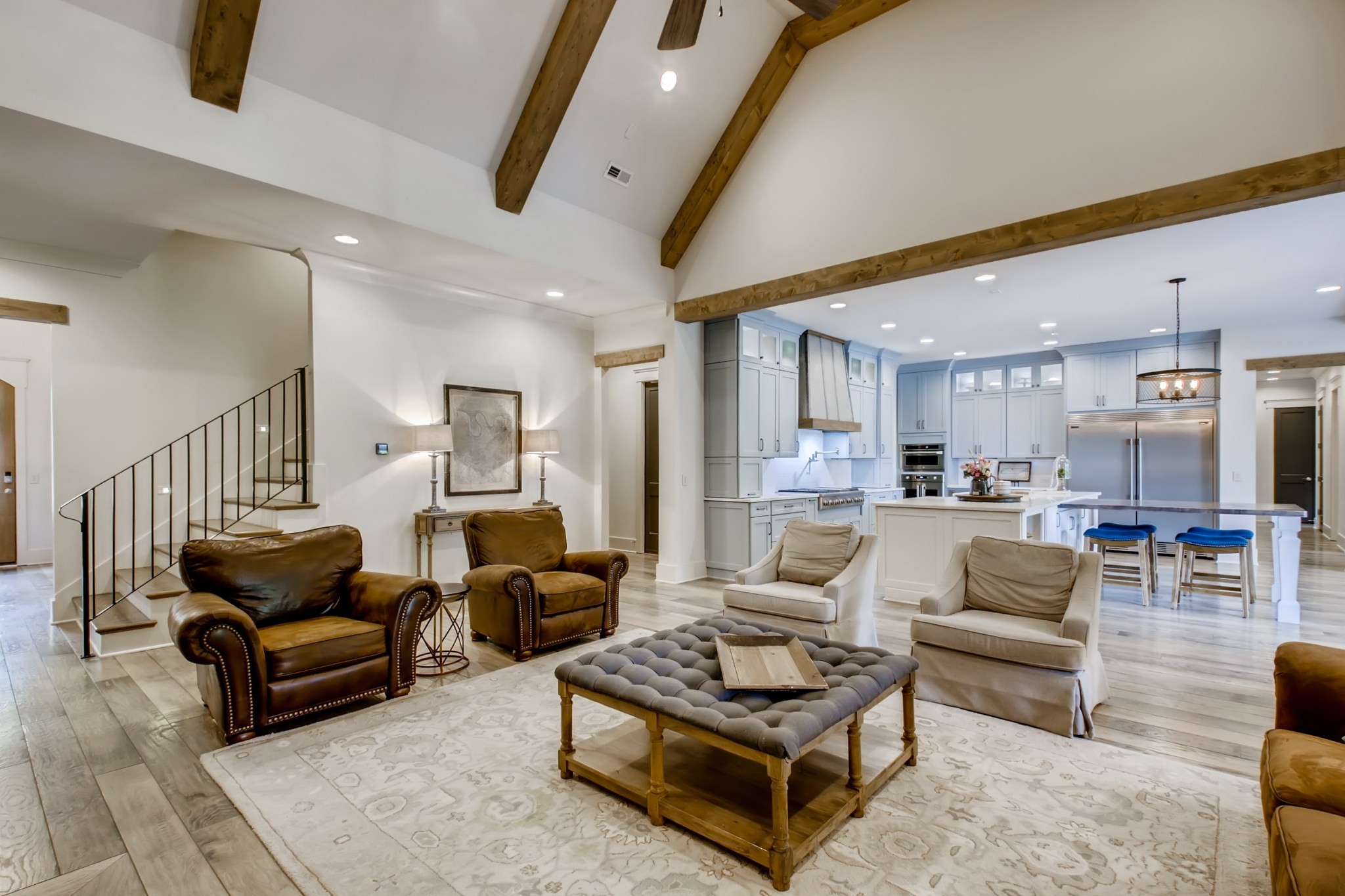 637 Legends Crest Drive Franklin, TN 37069 - Photo 9 of 50 a living room with furniture and kitchen view