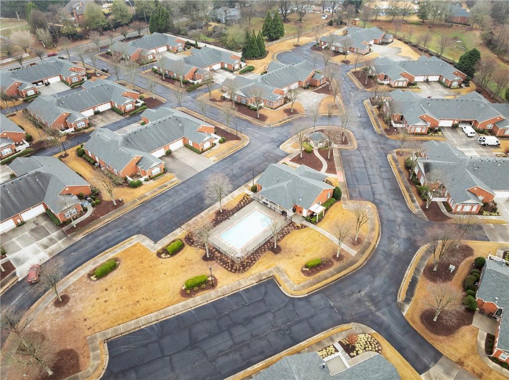 119 Holiday Road, Unit 603 Buford, GA 30518 - Photo 34 of 34 an aerial view of a house with wooden floor
