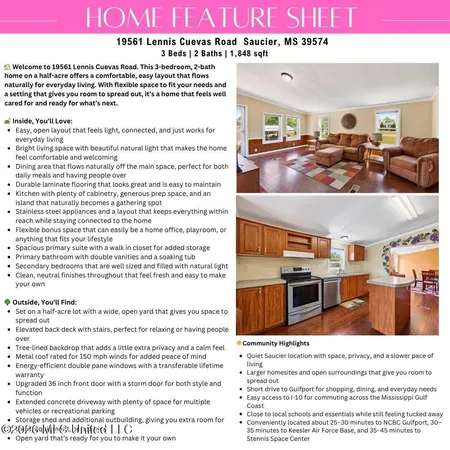 $189,900 | 19561 Lennis Cuevas Road, Saucier, MS 39574