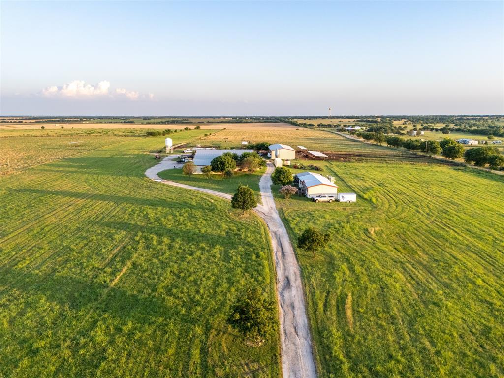 12370 Fortenberry Road Sanger, TX 76266 - Photo 3 of 40 Aerial overview of property's location with rural landscape and large plots for crops