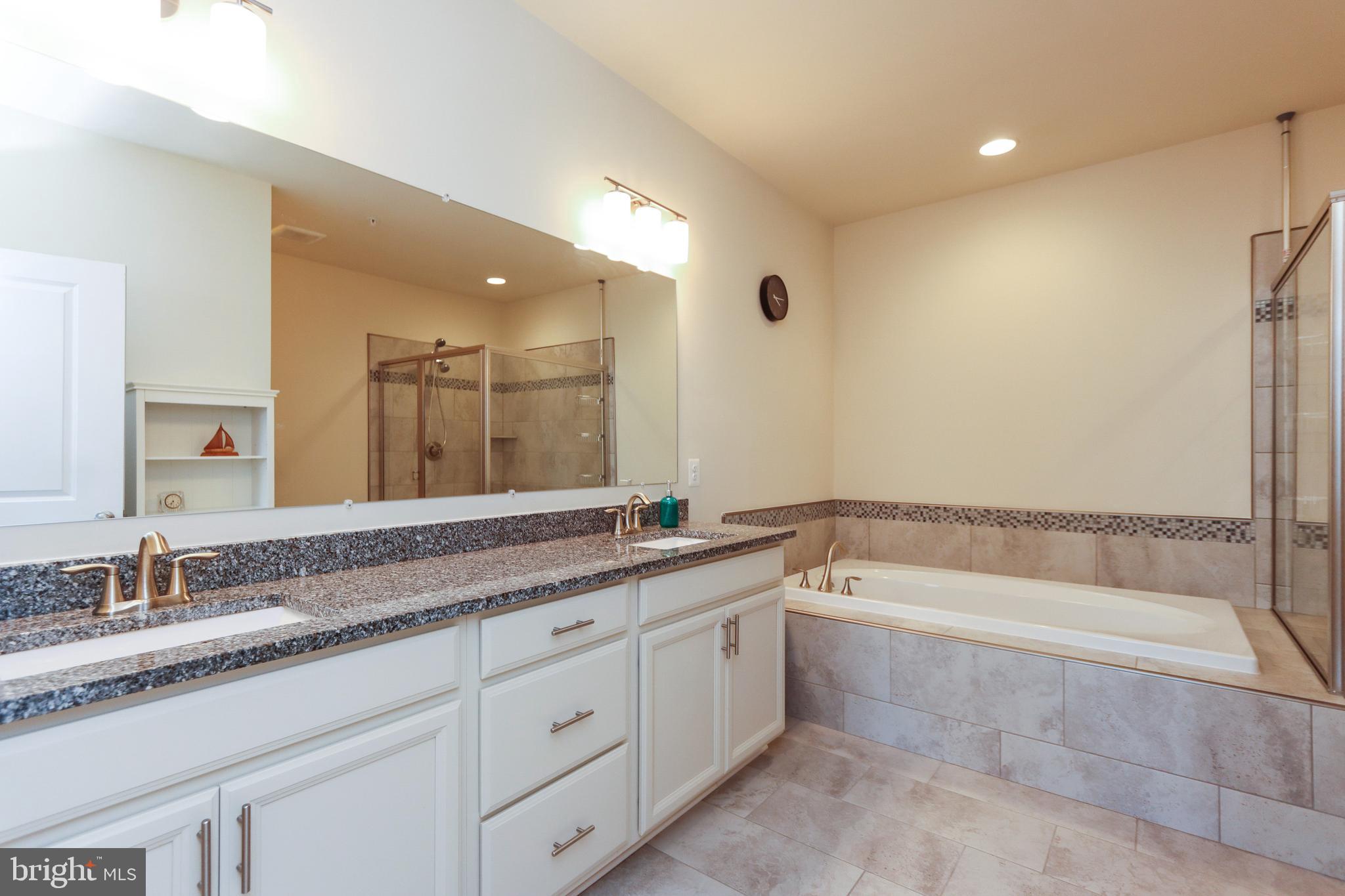 7146 Proclamation Place Frederick, MD 21703 - Photo 35 of 54 OWNERS BATH - SOAK TUB AND SHOWER