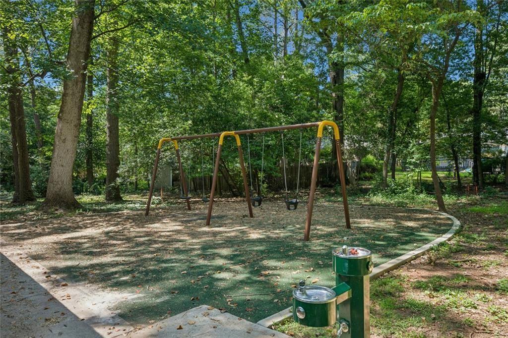 2069 Edinburgh Terrace Northeast Atlanta, GA 30307 - Photo 57 of 72 a backyard of a house with basket ball court