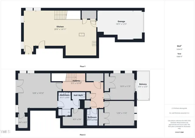 a picture of a bathroom with a sink and mirror