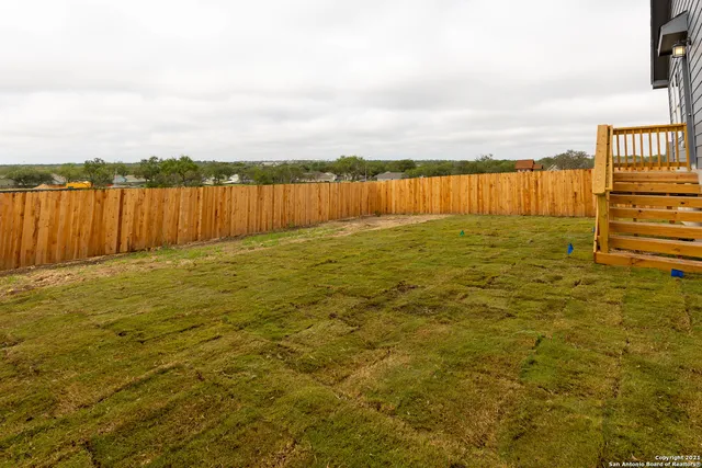 a view of an outdoor space and a yard