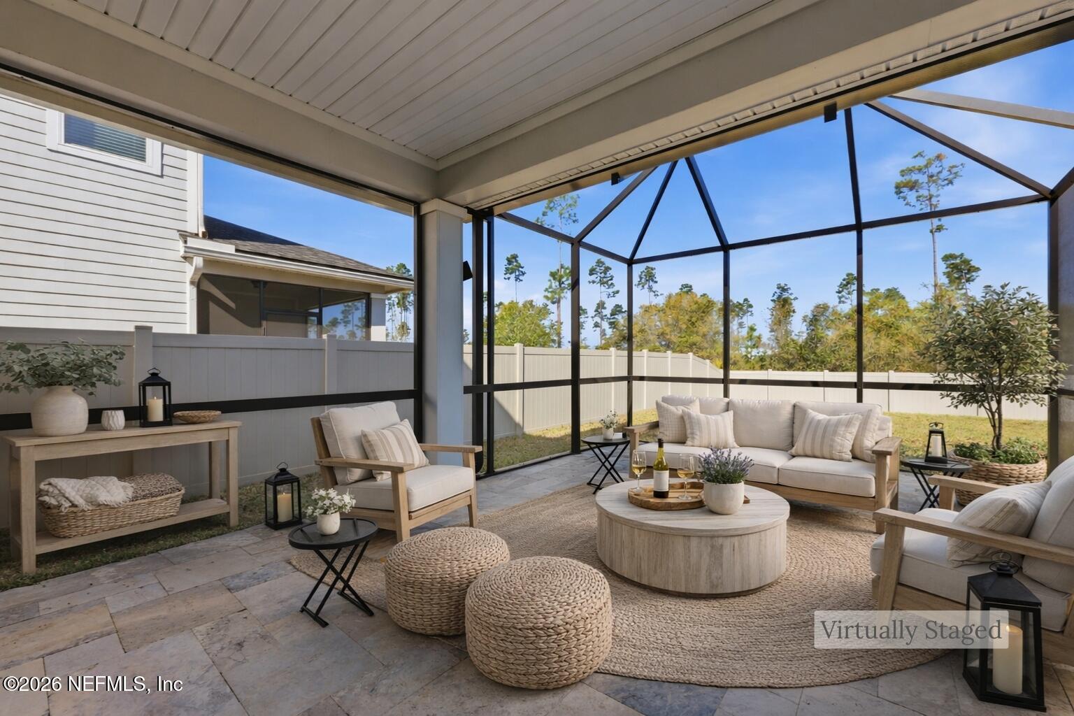 110 Stargaze Lane St. Augustine, FL 32095 - Photo 2 of 43 Virtually Staged Patio with tag