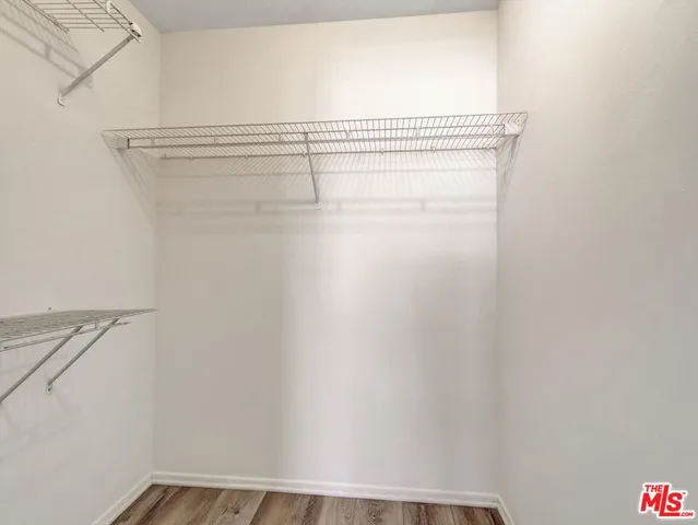 a close view of closet
