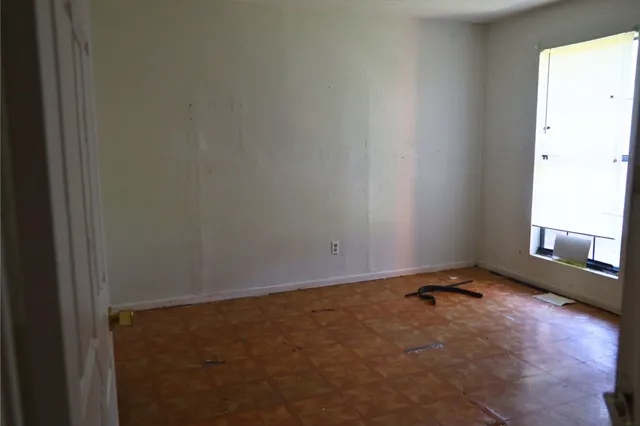 a room with a window